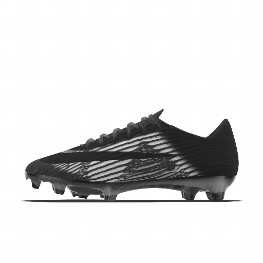 Nike Mercurial Superfly 11 Elite By You customized low-top voetbalschoen (stevige ondergrond) - Zwart
