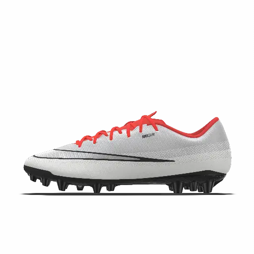Nike Mercurial Vapor 17 Academy By You customized low-top voetbalschoen (kunstgras) - Wit