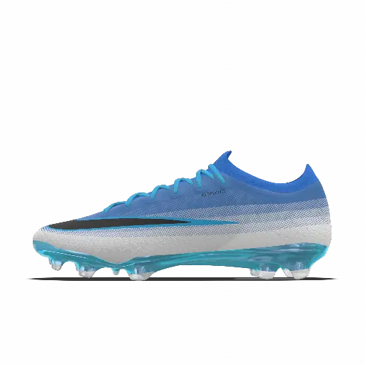 Nike Mercurial Vapor 17 Elite By You customized low-top voetbalschoenen (stevige ondergrond) - Blauw