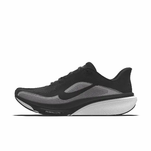 Nike Pegasus 42 By You custom hardloopschoenen voor heren (straat, breed) - Zwart