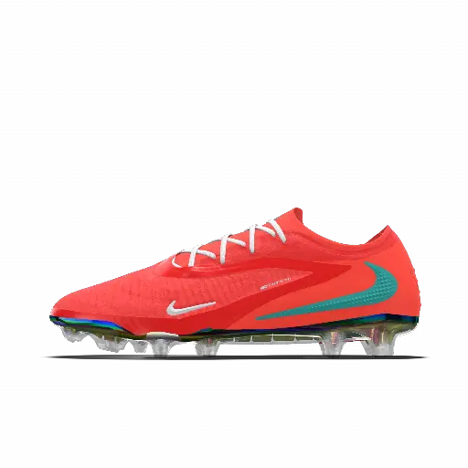 Nike Phantom 6 Low Elite By You custom voetbalschoenen (stevige ondergrond) - Rood