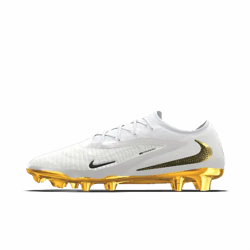 Nike Phantom 6 Low Elite By You custom voetbalschoenen (stevige ondergrond) - Wit