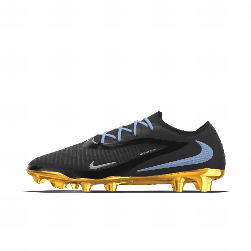 Nike Phantom 6 Low Elite By You custom voetbalschoenen (stevige ondergrond) - Zwart