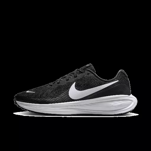 Nike Revolution 8 hardloopschoenen voor dames (extra breed, straat) - Zwart