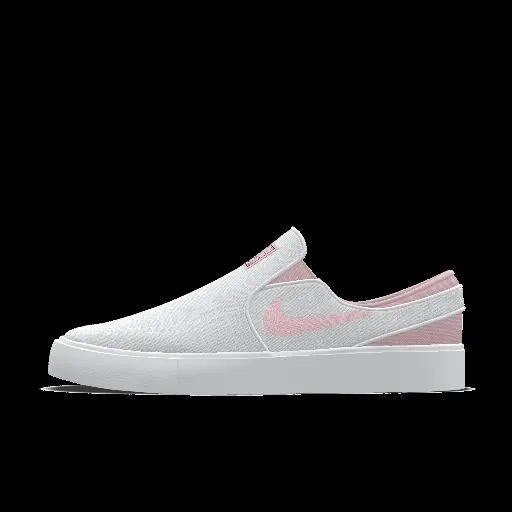 Nike SB Zoom Janoski Slip By You custom skateschoenen voor dames - Wit