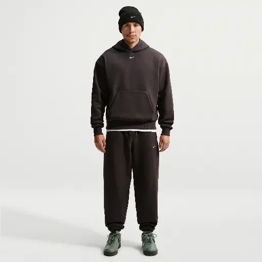 Nike Solo Fleece herenbroek met boorden - Bruin