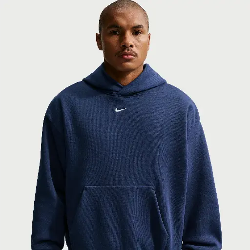 Nike Solo Fleece herenhoodie - Blauw