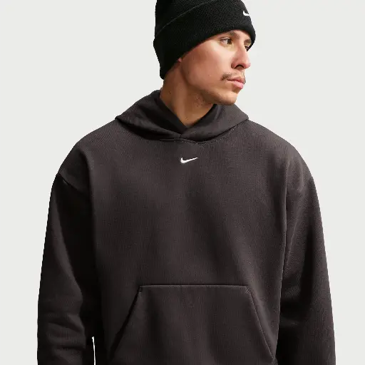 Nike Solo Fleece herenhoodie - Bruin