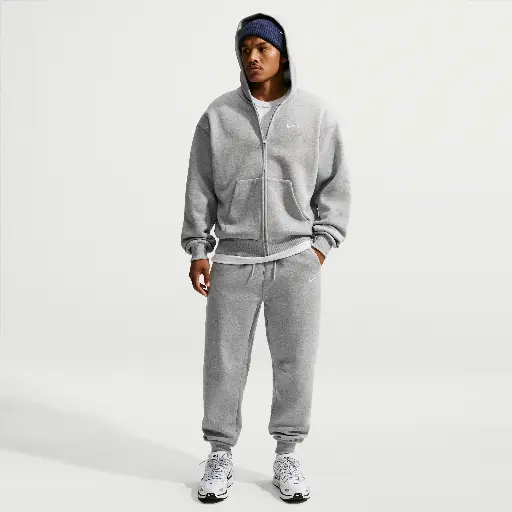 Nike Solo Fleece herenjoggingbroek - Grijs