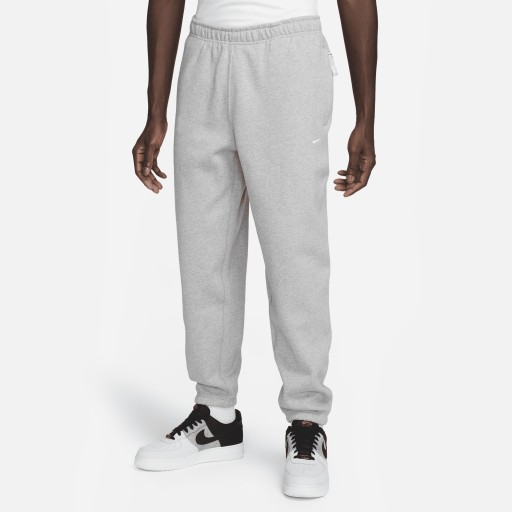Nike Solo Swoosh Fleecebroek voor heren - Grijs