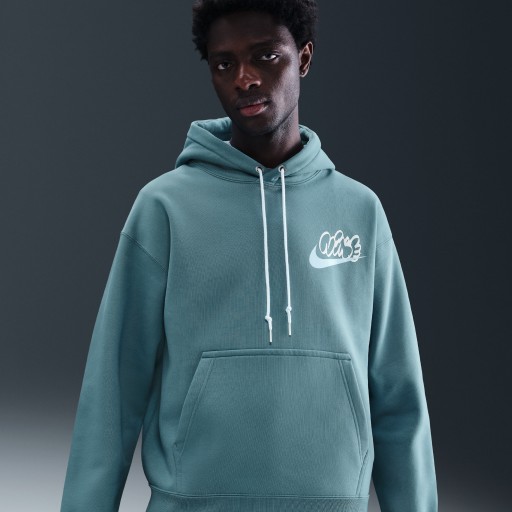 Nike Solo Swoosh Fleecehoodie voor heren - Blauw