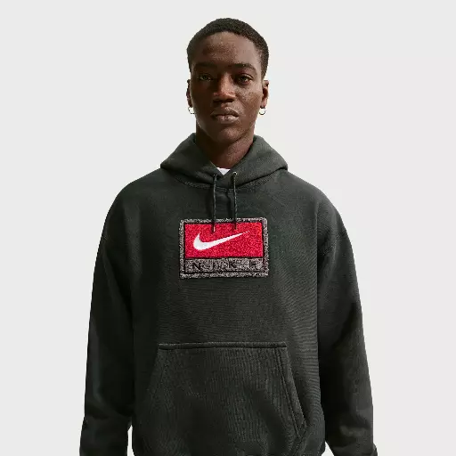 Nike Solo Swoosh Fleecehoodie voor heren - Groen