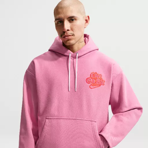 Nike Solo Swoosh Fleecehoodie voor heren - Roze