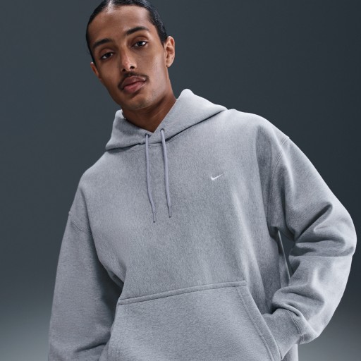 Nike Solo Swoosh hoodie voor heren - Grijs