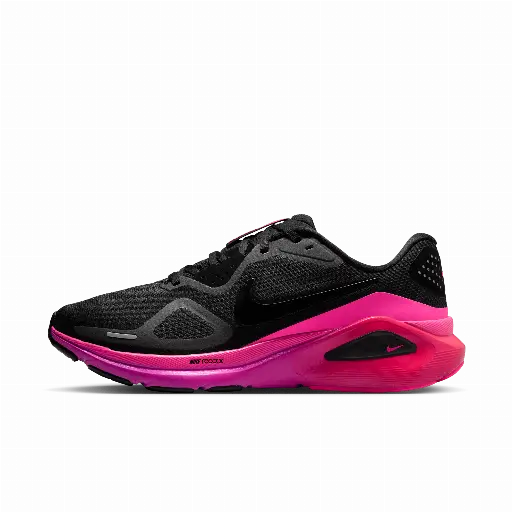 Nike Structure 26 hardloopschoenen voor dames (straat) - Zwart