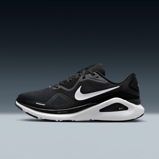 Nike Structure 26 hardloopschoenen voor heren (extra breed, straat) - Zwart