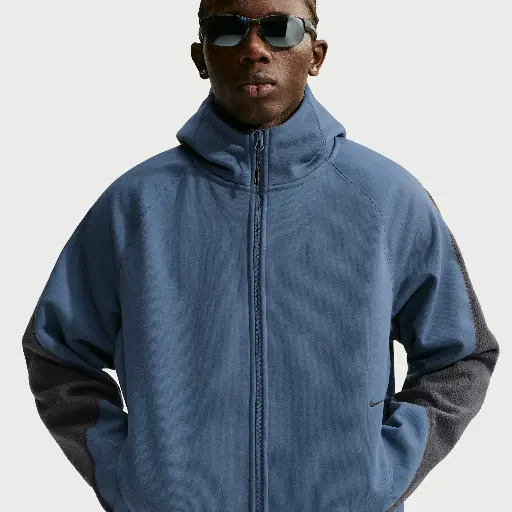 Nike Tech Boreas Therma-FIT hoodie met rits over de hele lengte voor heren - Blauw