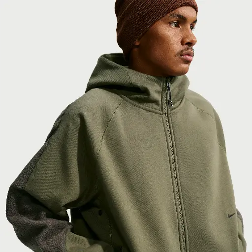 Nike Tech Boreas Therma-FIT hoodie met rits over de hele lengte voor heren - Groen