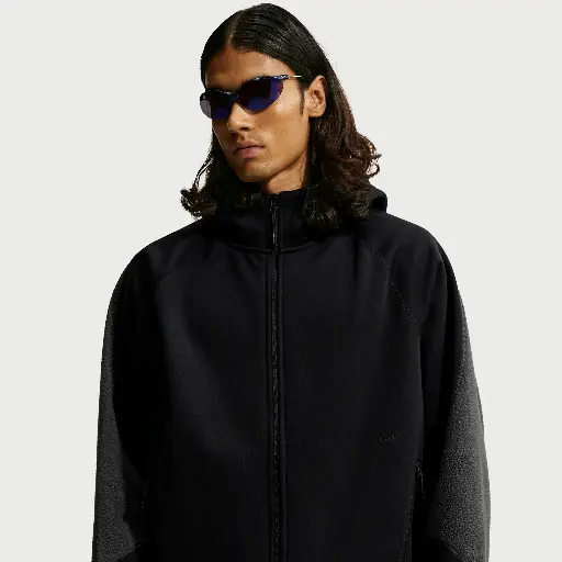 Nike Tech Boreas Therma-FIT hoodie met rits over de hele lengte voor heren - Zwart