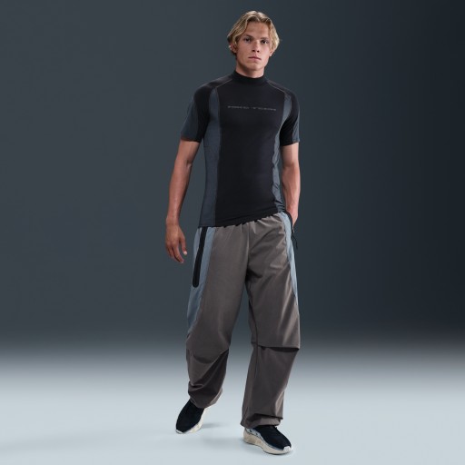 Nike Tech Dri-FIT oversized geweven herenbroek met kleurblokken - Grijs