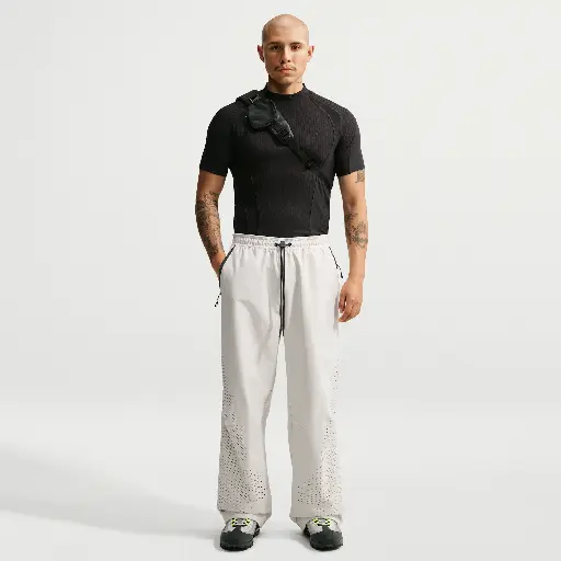 Nike Tech Dri-FIT Shori knit herenbroek met open zoom - Grijs