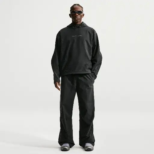 Nike Tech Dri-FIT Shori knit herenbroek met open zoom - Zwart
