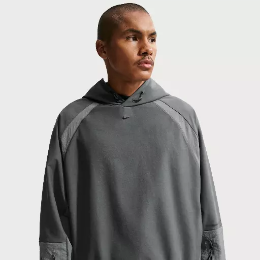 Nike Tech Dri-FIT Shori knit utility hoodie voor heren - Grijs