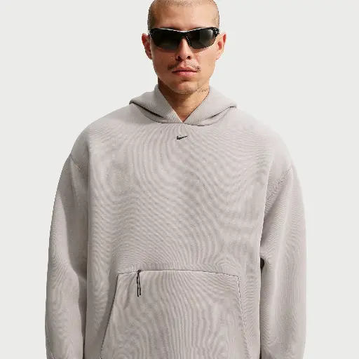 Nike Tech fleecehoodie voor heren - Grijs