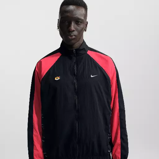 Nike Tuned geweven trainingstop voor heren - Zwart