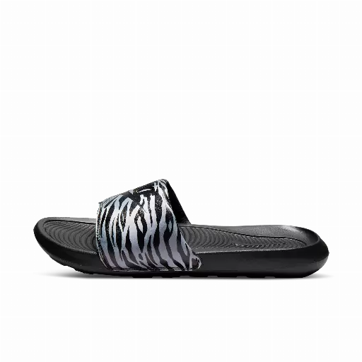 Nike Victori One Slippers met print voor dames - Zwart