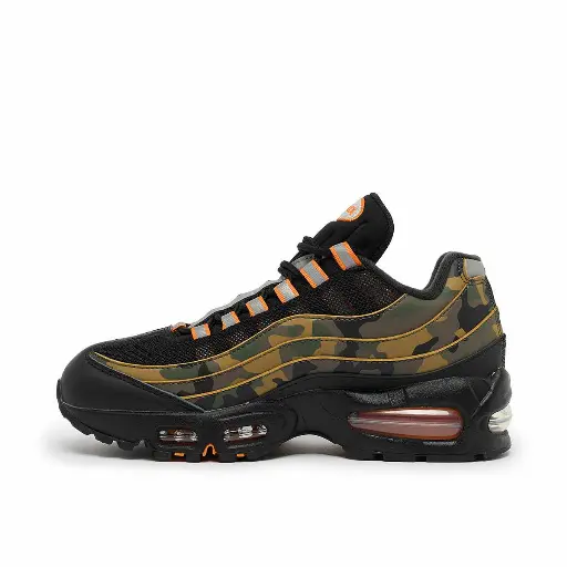 Nike Wmns Air Max 95 OG "Orange Camo" Sneaker Women Black 