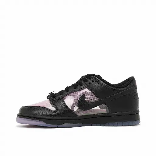 Nike Wmns Dunk Low Retro Premium "Pink Rise" Sneaker Women Black 