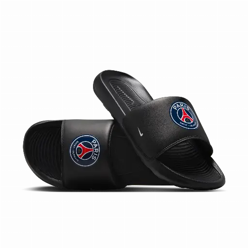 Paris Saint-Germain Victori One Nike voetbalslippers voor dames - Zwart