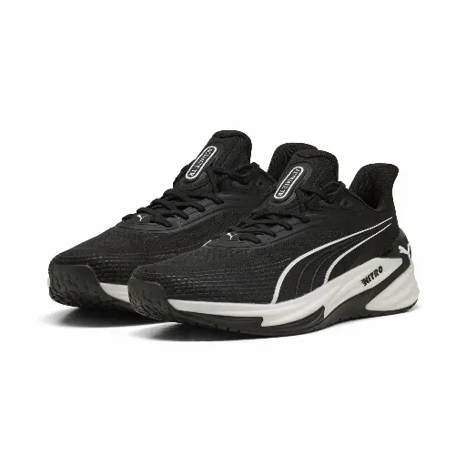 PUMA Activate NITRO™ uniseks sportschoenen, Zwart/Wit