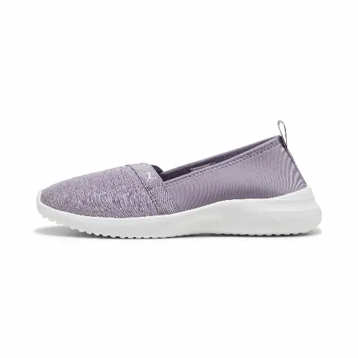 PUMA Adelina Slip-On sportschoenen voor Dames, Grijs/Wit