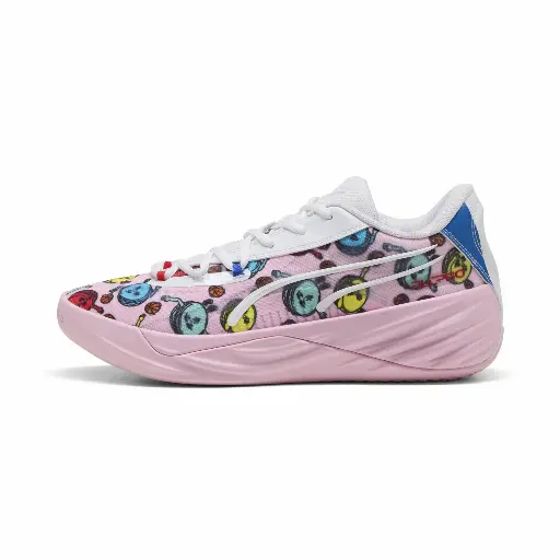 PUMA All-Pro NITRO™ Paris uniseks basketbalschoenen, Roze/Wit