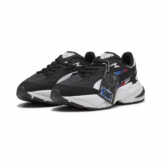 PUMA BMW M MOTORSPORT RS Surge uniseks sneakers, Zwart/Wit