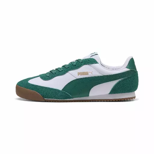 PUMA Bootero uniseks sneakers, Groen/Wit/Goud