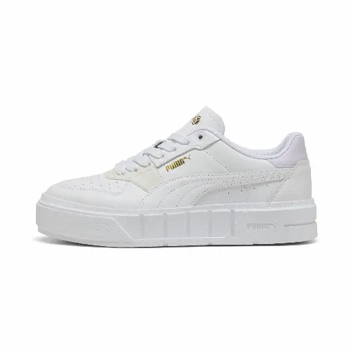 PUMA Cali Court leren damessneakers, Wit