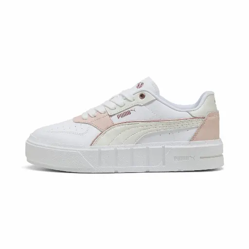 PUMA Cali Court Luxe sneakers voor Dames, Wit