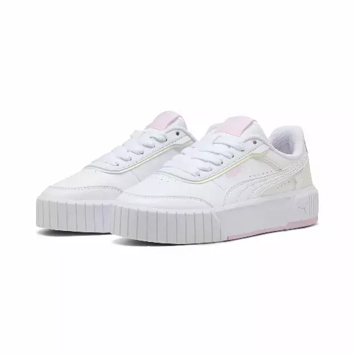 PUMA Carina 2.0 Holo 2.0 sneakers voor Dames, Roze/Wit