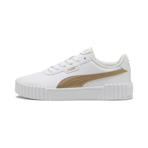 PUMA Carina 3.0 Day Night sneakers voor Dames, Wit/Goud