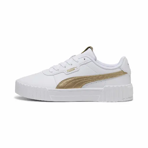 PUMA Carina 3.0 Metallic Glam sneakers voor Dames, Roze/Wit/Bruin