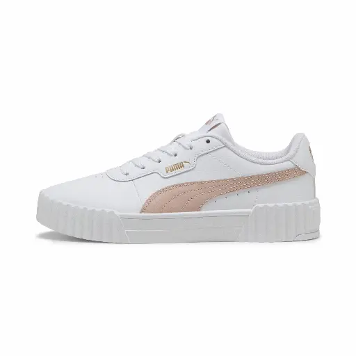 PUMA Carina 3.0 sneakers voor Dames, Roze/Wit/Goud