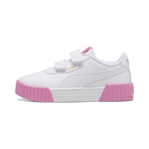 PUMA Carina 3.0 sneakers voor Dames, Roze/Wit/Goud