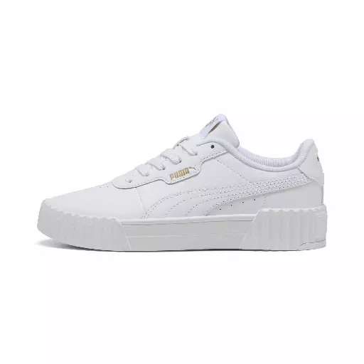 PUMA Carina 3.0 sneakers voor Dames, Wit/Goud