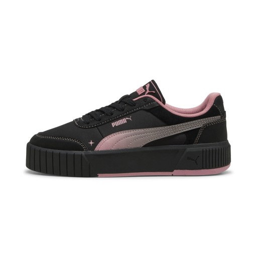PUMA Carina Mia Satin Princess sneakers voor Dames, Roze/Zwart