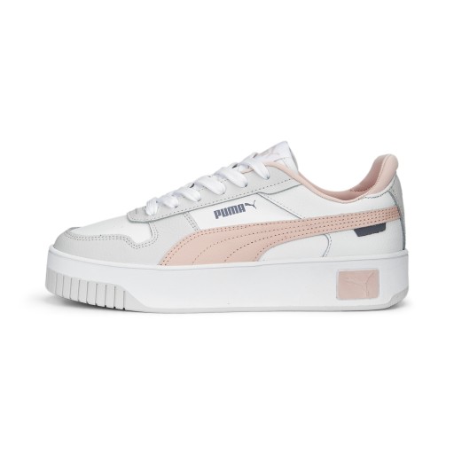 PUMA Carina Street sneakers voor Dames, Roze/Grijs/Wit