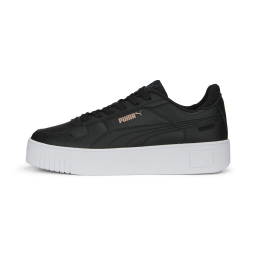 PUMA Carina Street sneakers voor Dames, Roze/Zwart/Goud