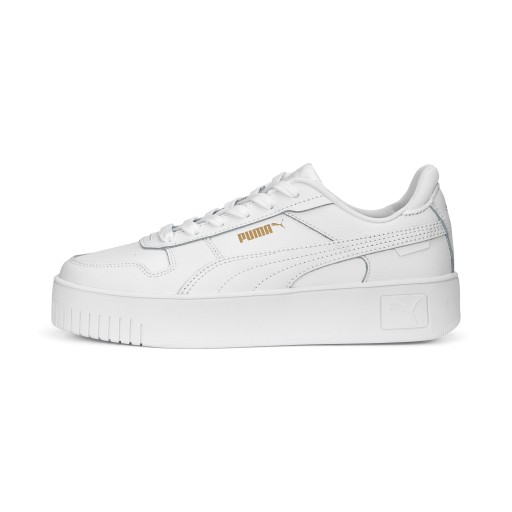 PUMA Carina Street sneakers voor Dames, Wit/Goud